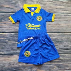 Club America Kid&#39;s Away Uniform, Soccer Outfit, Jersey and Shorts, Futbol Uniform, Unbranded