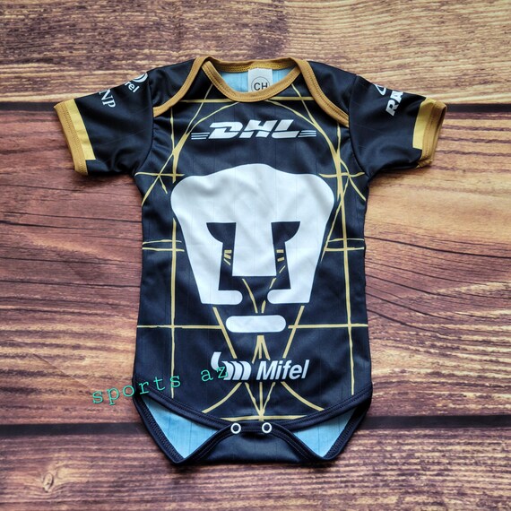 Pumas Baby Soccer Jersey, pañalero Bebe Mono, body bebé