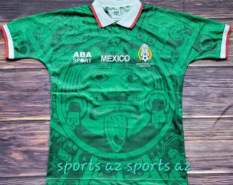 Mexico Jersey Retro 1998 Soccer Jersey | Mens Soccer Jersey | Retro Player Version, Mexico National Soccer Team