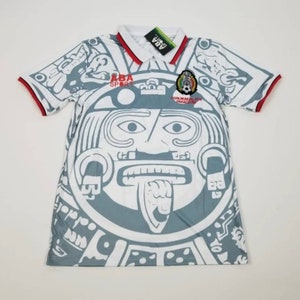 Mexico Jersey Retro 1998 Soccer Jersey | Mens Soccer Jersey |Mexico National Soccer Team, White Color