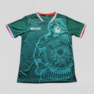 Camiseta de fútbol de México / Camiseta de fútbol para hombre / Camiseta de fútbol de México Diseño Azteca