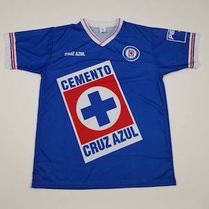 Cruz Azul Soccer Jersey, La Maquina Cementera Retro Soccer Jersey