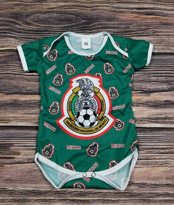 Mexico Baby Soccer Jersey Multi-logos Pañalero Bebe Jumpsuit | Etsy