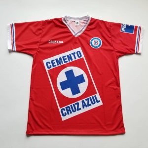 Cruz Azul Soccer Jersey, La Maquina Cementera Retro Soccer Jersey