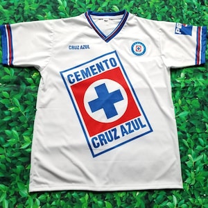 Cruz Azul Soccer Jersey, La Maquina Cementera Retro Soccer Jersey