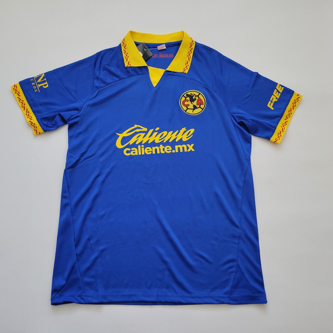 Club America Jersey Blue Soccer Jersey Mens Soccer Jersey - Etsy