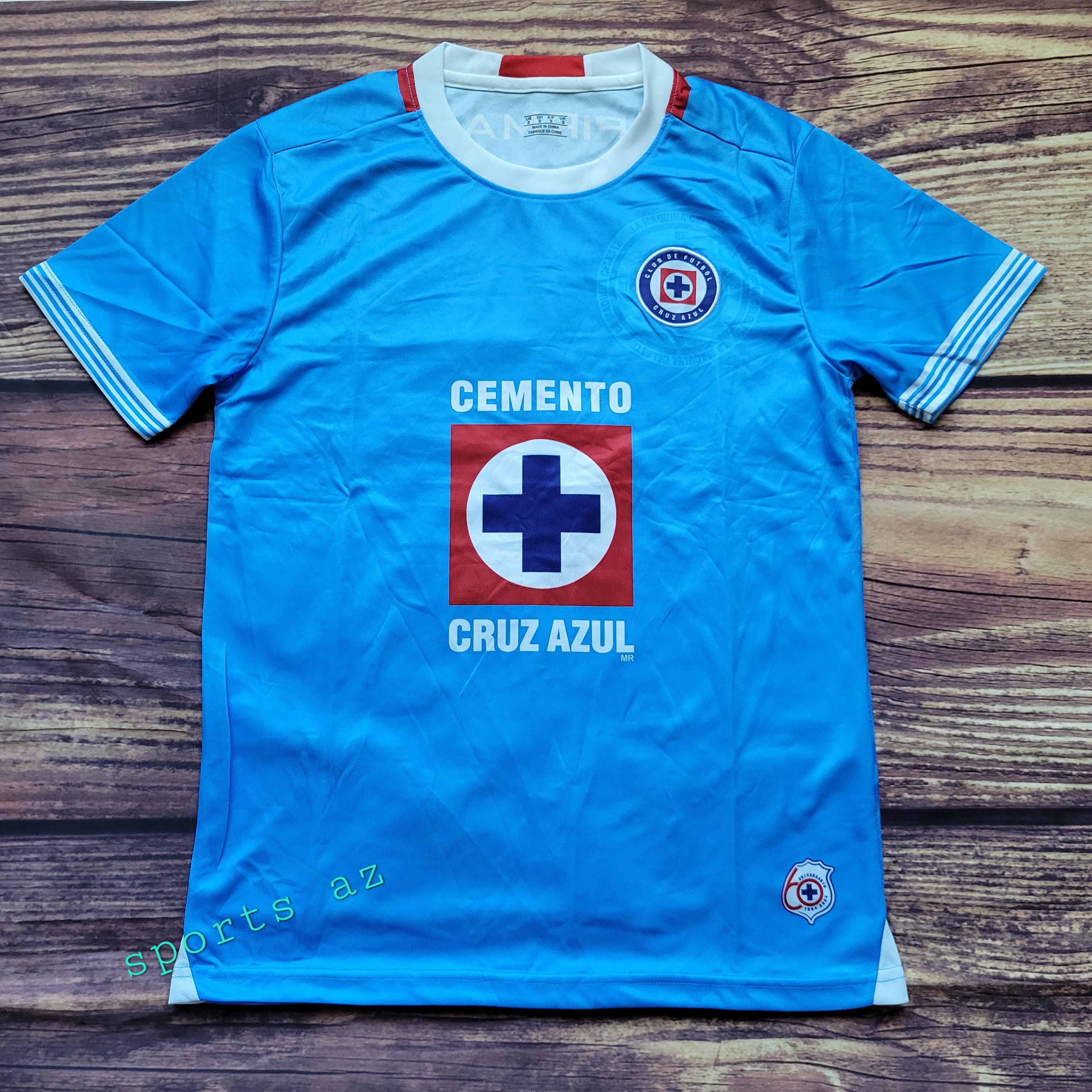 Cruz Azul Jersey, Home Soccer Jersey | Mens Soccer Jersey | Club Soccer ...
