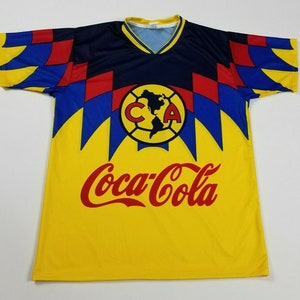 Club America Jersey Las Aguilas Black & Yellow Retro Soccer Jersey