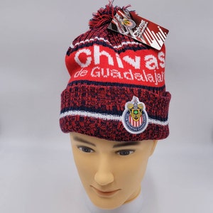 Chivas De Guadalajara Red Color Soccer Hat, Gorro El Rebaño Soccer Team Beanie