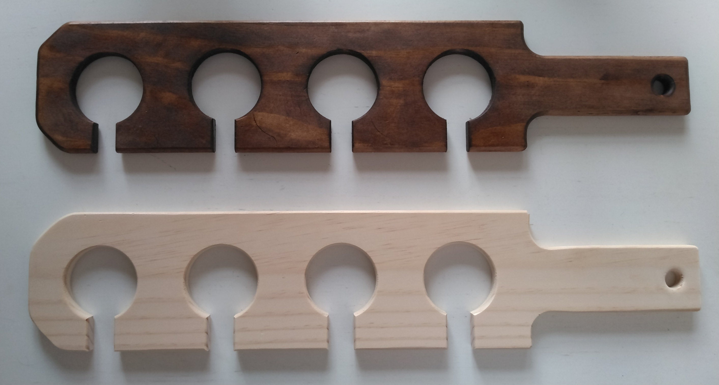 Custom Made Stem Wine Glass Flight Tasting Paddles Wine Serving Paddles