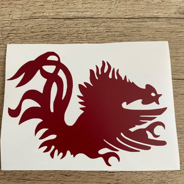 University of South Carolina Gamecocks, Gamecock Garnet Vinyl Decal