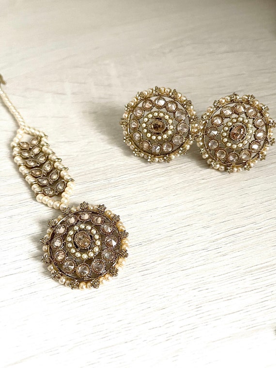 Gold Leaf Earrings, Asian earrings, ginkgo earring, brushed gold earri –  Constant Baubling