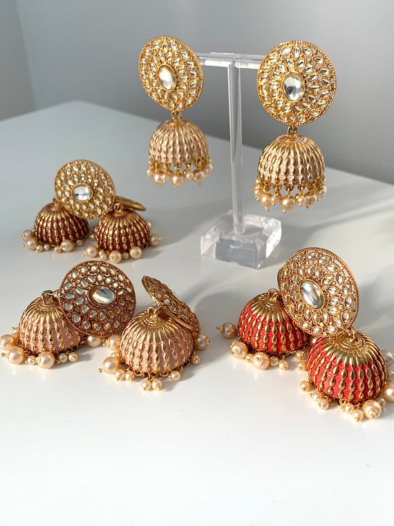Painted jhumkas shop