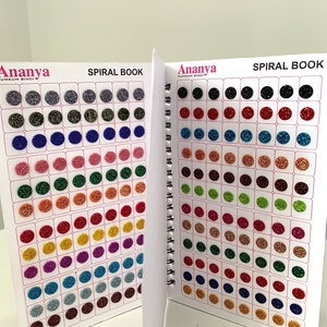 Asian/Indian multicoloured Glitery Bindi Book.  Bindi booklet with 960 bindi’s.  Asian bridal bindi book/ booklet.  Multicoloured bindi book