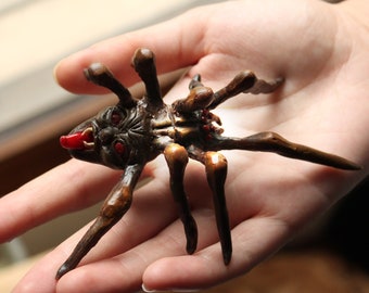 Spider sculpture, demonic familiar, sculpture, collection, figurine