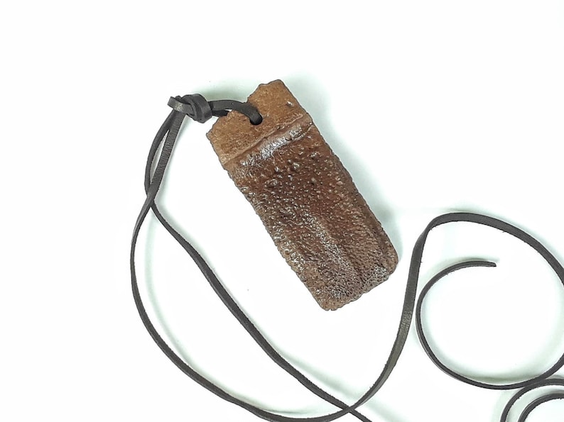 Fossil Giant Armadillo Mobile Scute Necklace