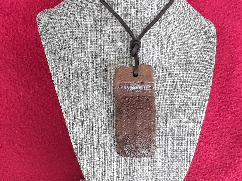 Fossil Giant Armadillo Mobile Scute Necklace