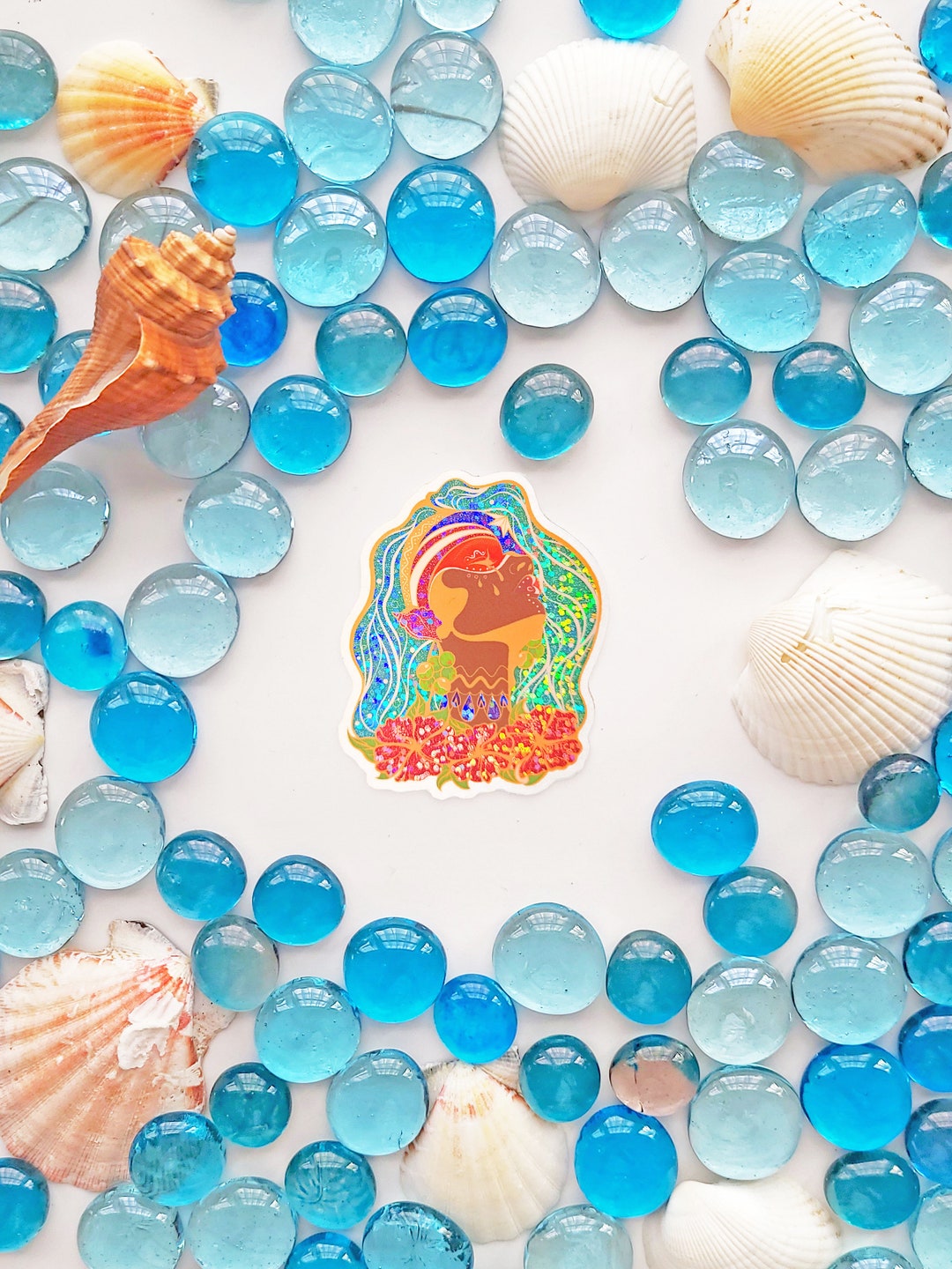 La Diosa Caribe Sticker - Etsy