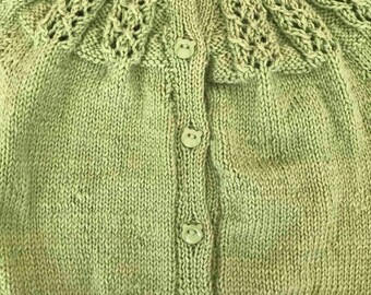 Handmade Knitted Baby Cardigan