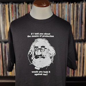 Hold it against me - Karl/Groucho Marx mashup | Funny Handmade Shirt | Nerd Gift | Inside Jokes by Happy Nerdy/HappyNerdyShirtCo
