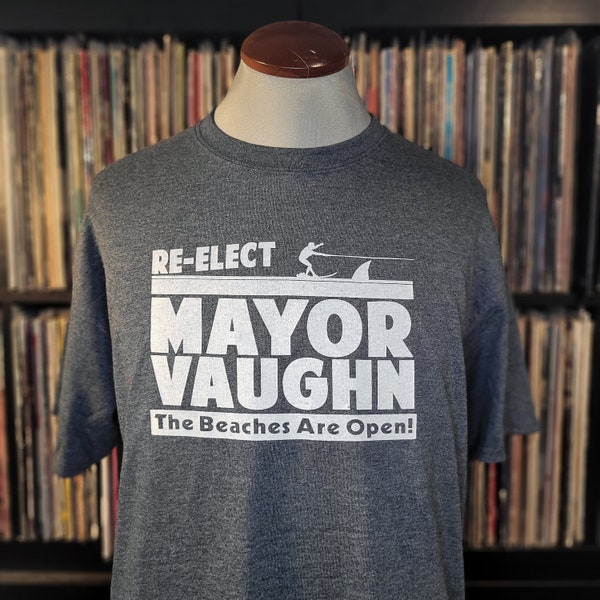 Re-Elect Mayor Vaughn | Movie Shirt | Inside Jokes | Cool Tee | Funny Film Gift | Handmade shirt | by Happy Nerdy/HappyNerdyShirtCo