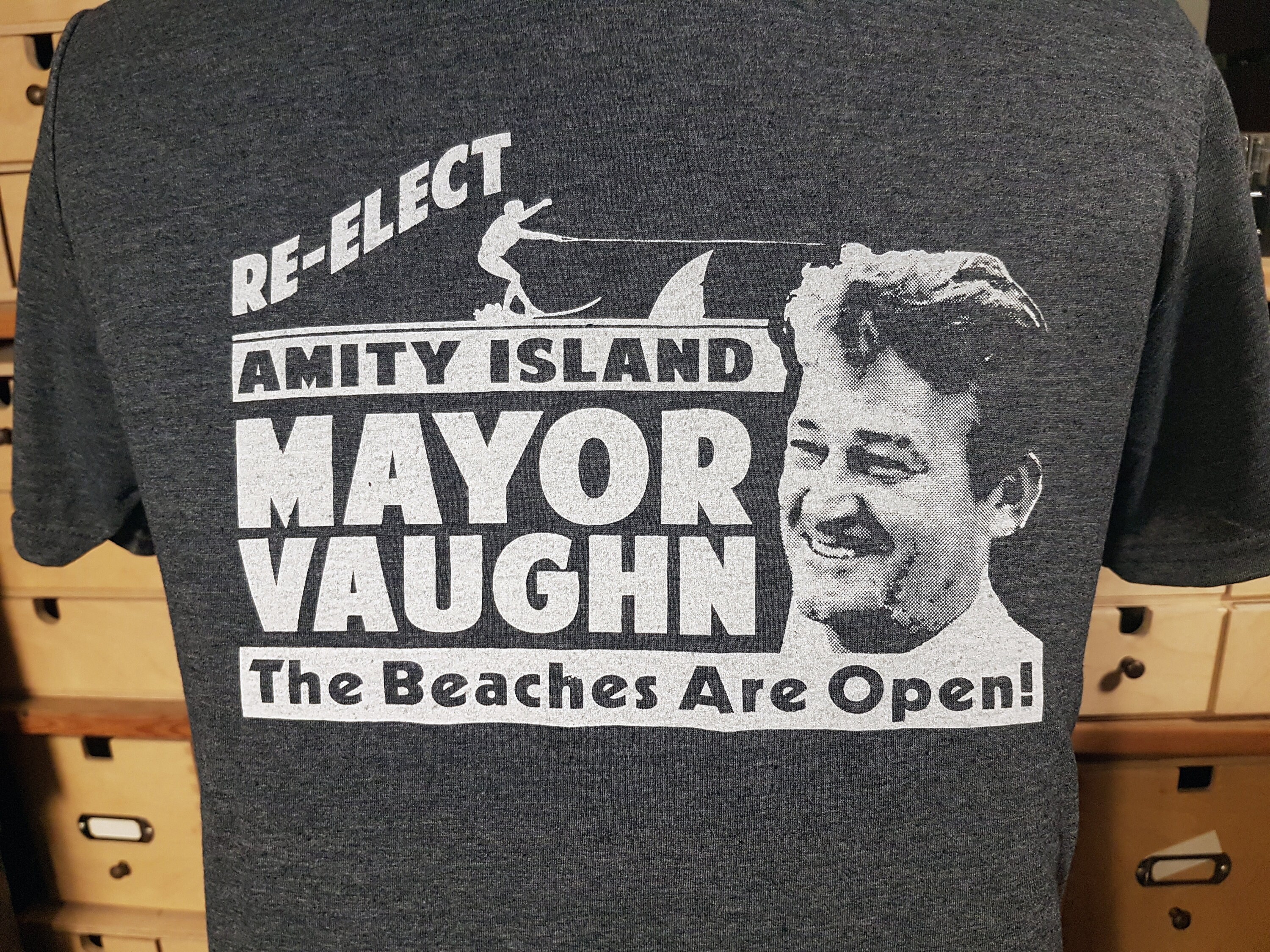 Re-elect Amity Island Mayor Vaughn Jaws 