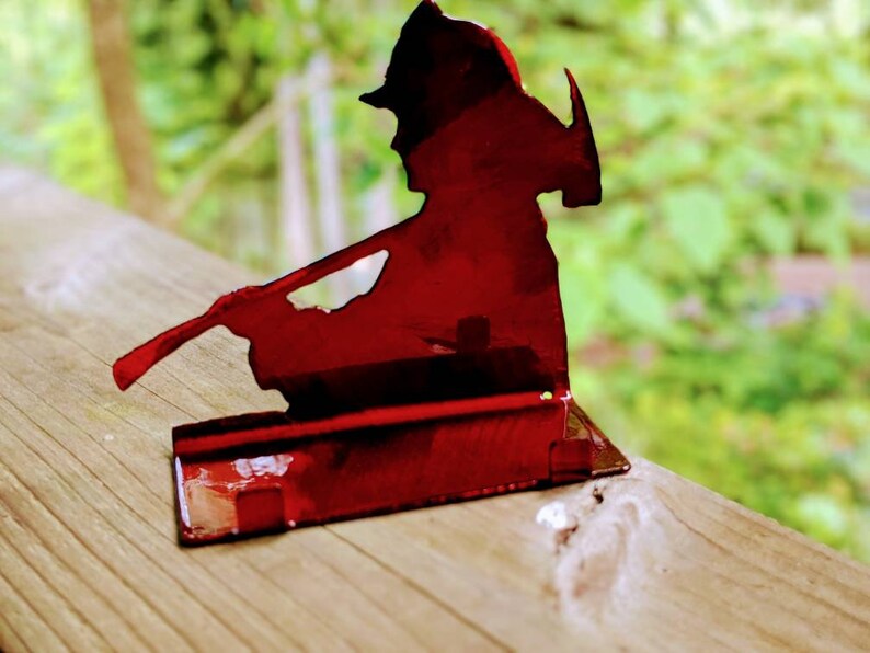 Firefighter Business Card Holder Desk Office Supplies Etsy