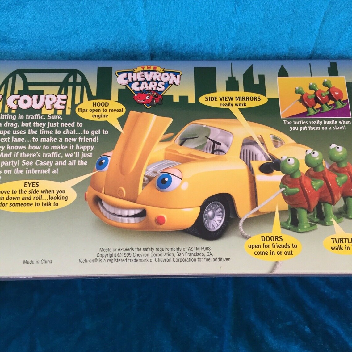 Chevron Cars Collection Casey Coupe 1999 toy car vintage Etsy