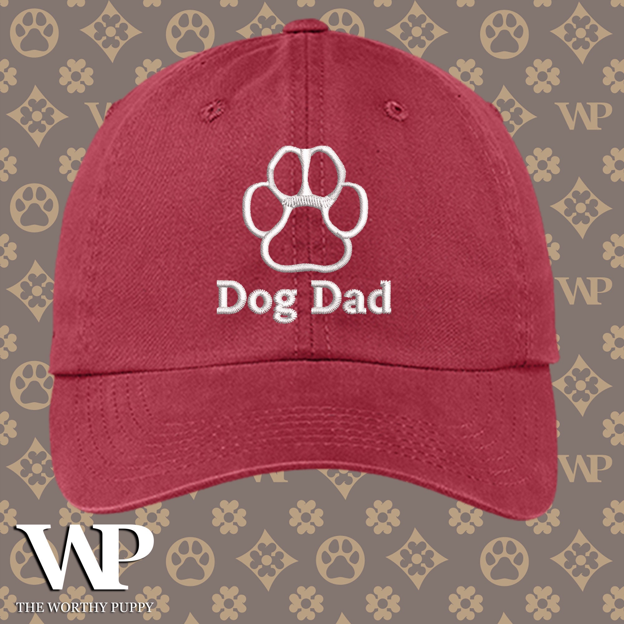 Dog Dad Garment Washed Hat Vintage Dad Hat Dog Dad Hat Etsy