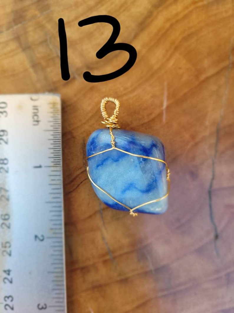 Hand Wrapped Crystal Pendants MalachiteSodalitePeach Agate Unakite