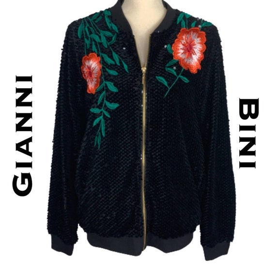 gianni bini sequin blazer