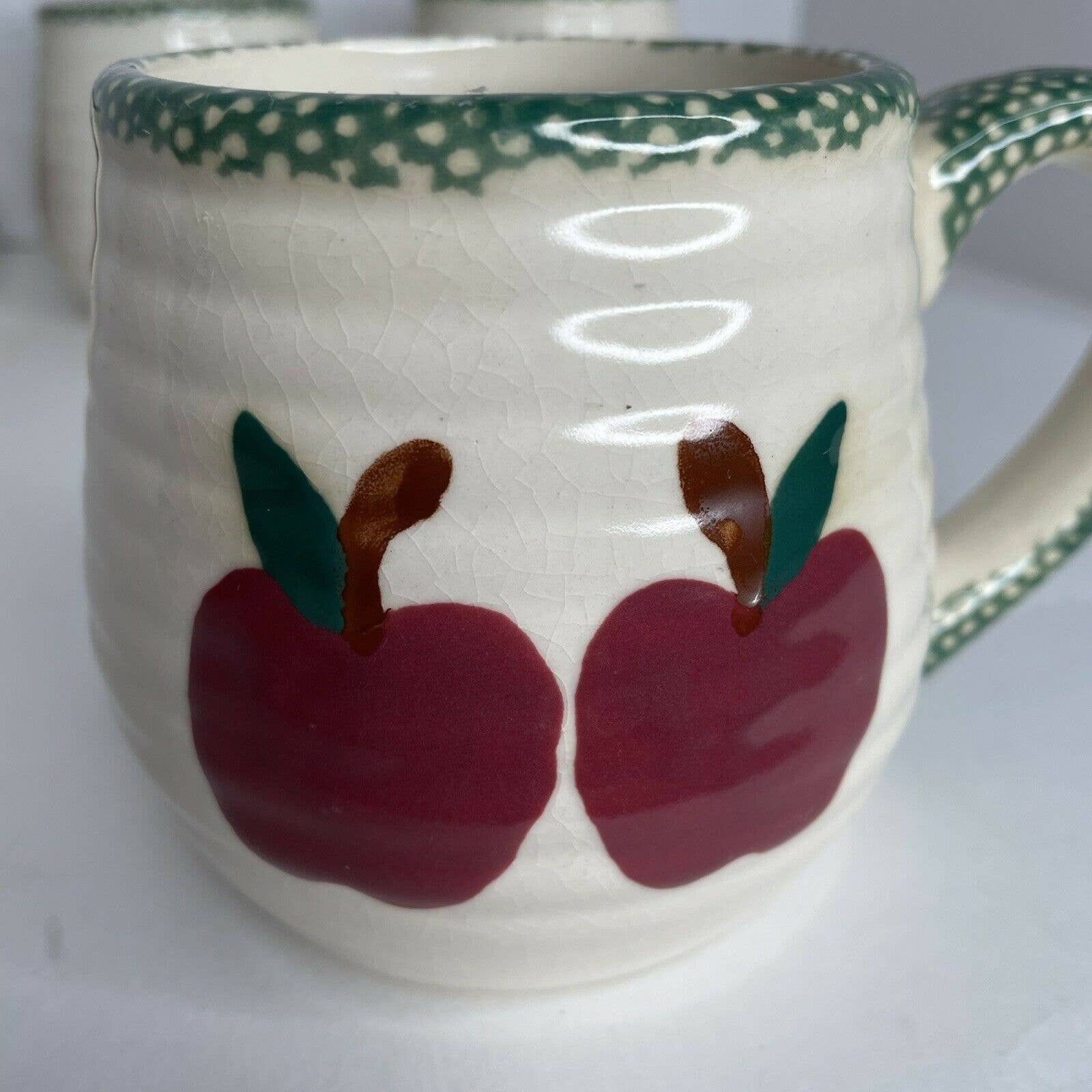 Vintage Apple Garden Alco Industries Mugs