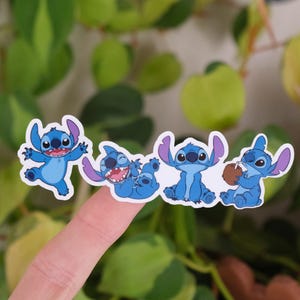 Chaos, Joy, Snack, Repeat Stitch Sticker | Lilo + Stitch, Ohana, Water Resistant Shiny or Holographic Sticker | Riley Rudd Co.