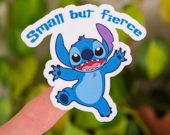 Lilo and Stitch Sticker, Water Resistant, Shiny or Holographic