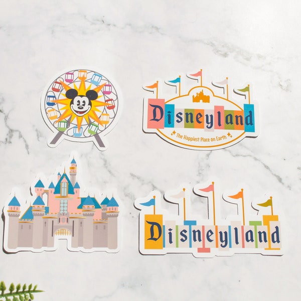 Classic Disneyland Stickers - RR Studio Designs