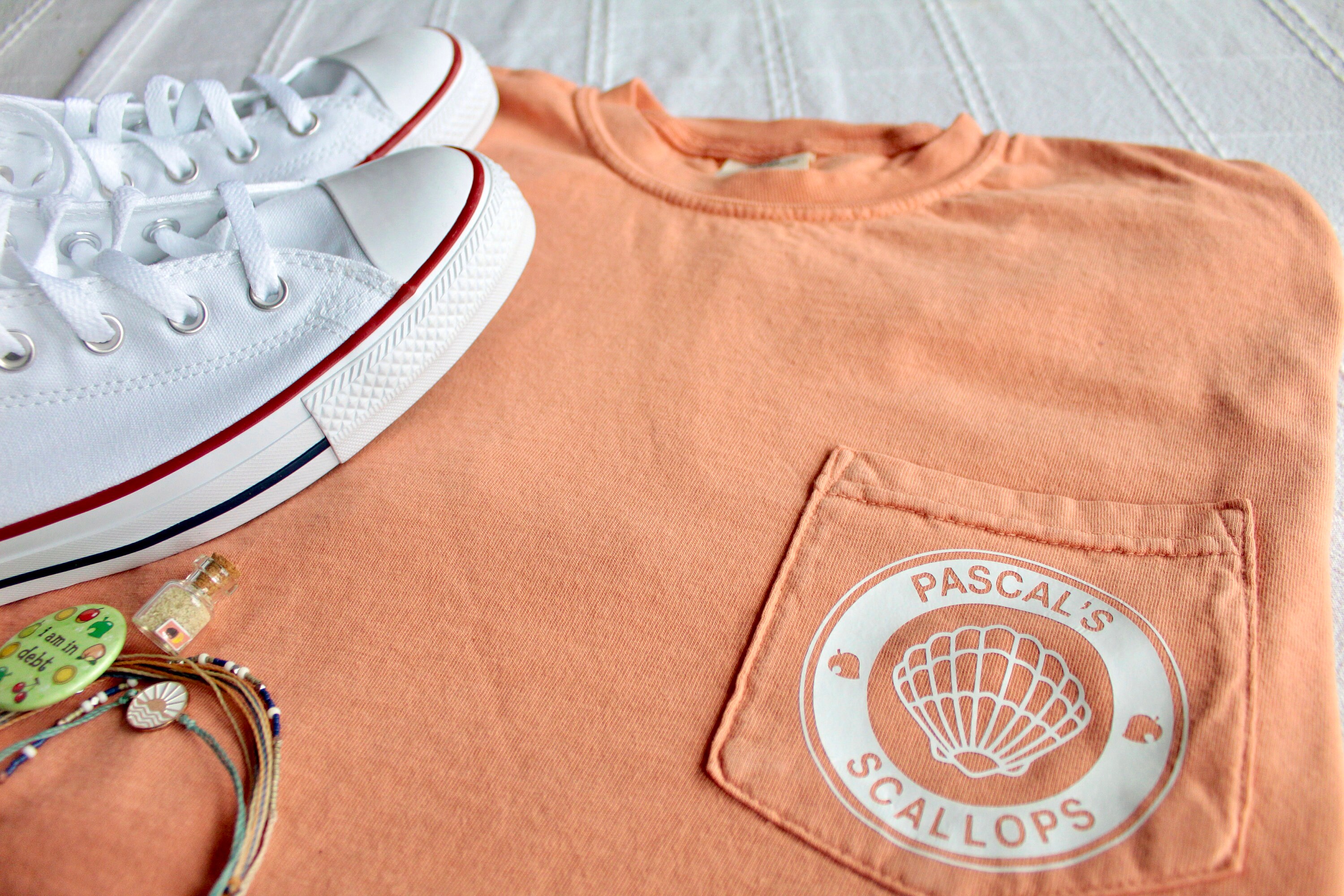 Pascal's Scallops Animal Crossing Inspired Pocket Tshirt Etsy