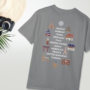 Epcot, World Showcase Inspired Comfort Colors Unisex Garment-Dyed T-shirt | Riley Rudd Co.
