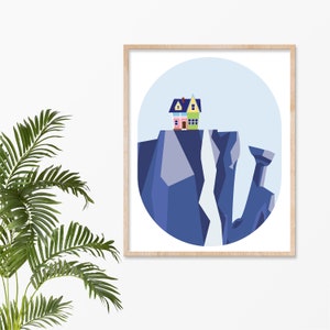 Paradise Falls, UP House Inspired 11x14 Digital Print | Second Star Co.