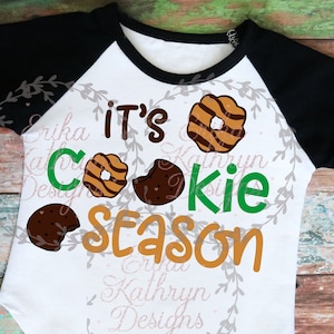 It&#39;s cookie season SVG | fun design for girls cookie sales troop | DIGITAL DOWNLOAD | personal and commercial use