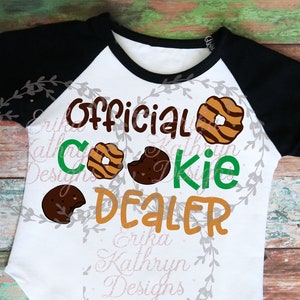 Offizieller Cookie-Händler SVG | Spaß Design für Mädchen Cookie Verkaufstruppe | DIGITAL DOWNLOAD | persönliche und gewerbliche Nutzung