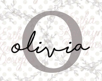 Free Free Baby Name Svg 154 SVG PNG EPS DXF File