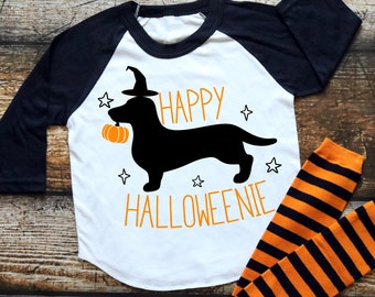 Happy Halloweenie SVG | *digital download* | fun dachshund design for fall and Halloween | personal and commercial use