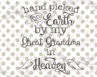 Download Grandma Heaven Svg Etsy