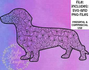 Download Dog Mandala Svg Etsy