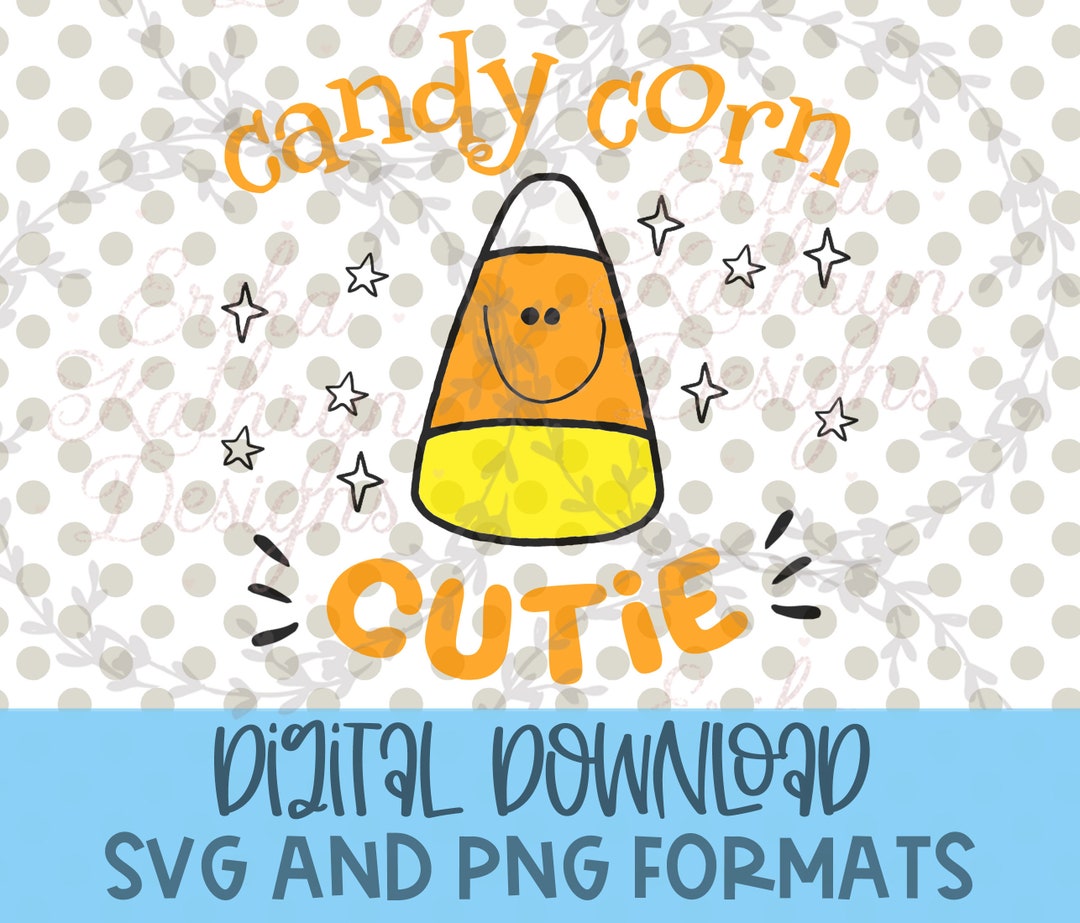 Candy Corn Cutie SVG | Fun Design for Fall and Halloween | Personal and ...