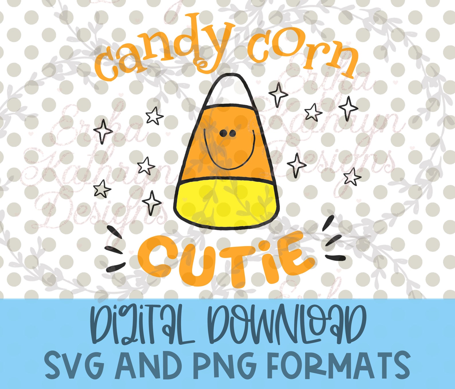 Candy Corn Cutie SVG | Fun Design for Fall and Halloween | Personal and ...