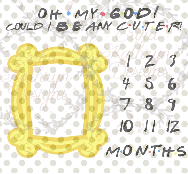 Download Could I BE any cuter milestone blanket SVG fun design for ...