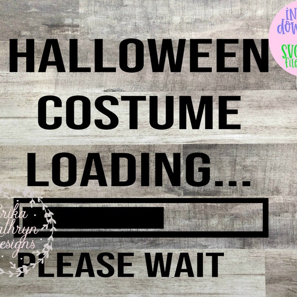 Halloween Costume Chargement SVG