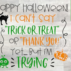 Special needs nonverbal Halloween SVG