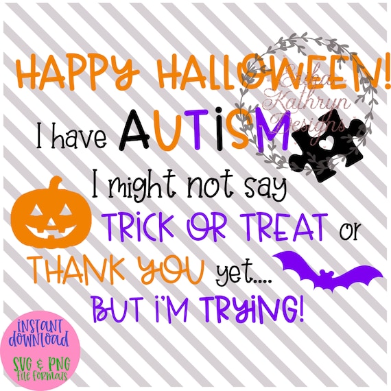 Download Autism Awareness Halloween Svg Etsy
